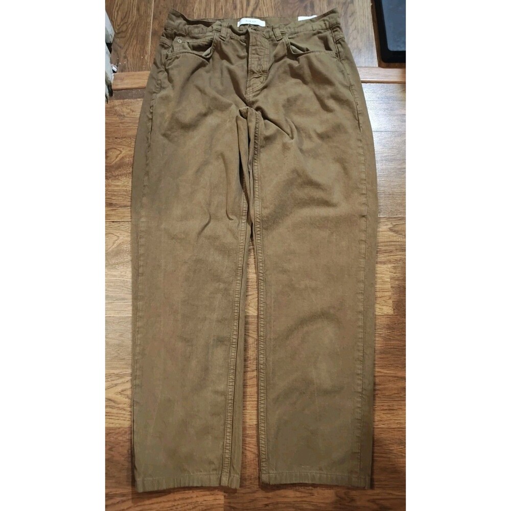 Billy Reid Pants Mens 33x29 Brown Pima Cotton Corduroy 5 Pockets Casual Outdoor